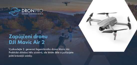 Dárkový poukaz na zapůjčení dronu DJI Mavic Air 2