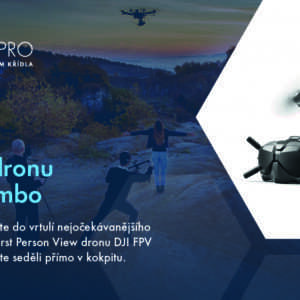 Dárkový poukaz na zapůjčení dronu DJI FPV Combo
