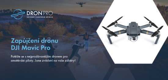 Dárkový poukaz na zapůjčení dronu DJI Mavic Pro